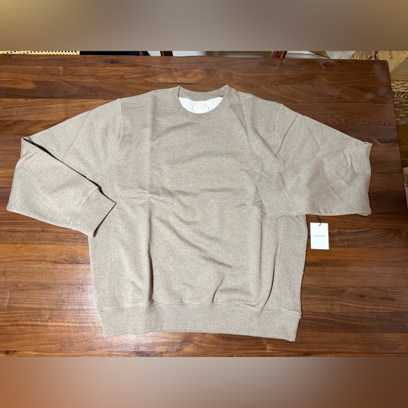 Aime Leon Dore ALD Aimé Tonal Logo Camel Melange Crewneck Sweatshirt Size XXL - Picture 1 of 8